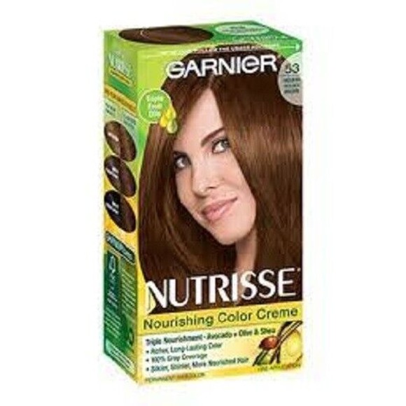 Garnier Nutrisse Haircolor # 53 Chestnut Medium Golden Brown Triple Nourishing - Picture 2 of 7